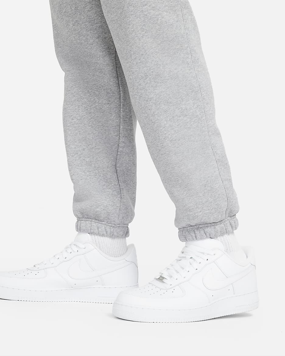 Nike club fleece pants grey best sale